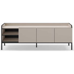 Krémový TV stolek 160x55x42 cm Adara – Marckeric