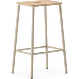 Krémové barové židle v sadě 2 ks (výška sedáku 65 cm) Abba – Marckeric