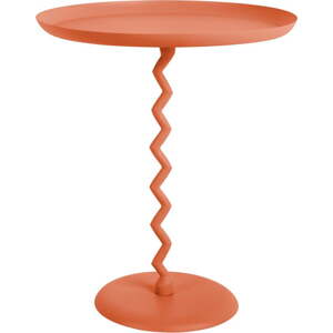 Kovový kulatý odkládací stolek ø 44 cm Zig Zag – Leitmotiv