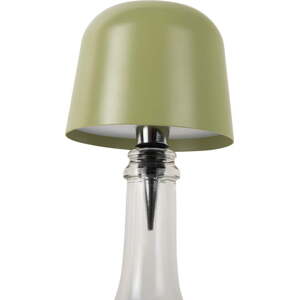 Zelená LED stolní lampa na lahev s kovovým stínidlem (výška 13 cm) Cone Hat LED – Leitmotiv