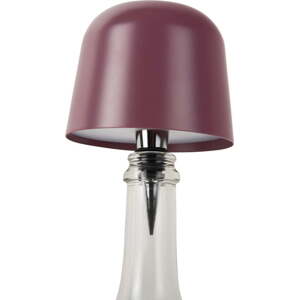 LED stolní lampa růžovofialová na lahev s kovovým stínidlem (výška 13 cm) Cone Hat LED – Leitmotiv