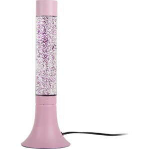 Růžová stolní lampa se skleněným stínidlem (výška 37,5 cm) Astro Glittler – Leitmotiv