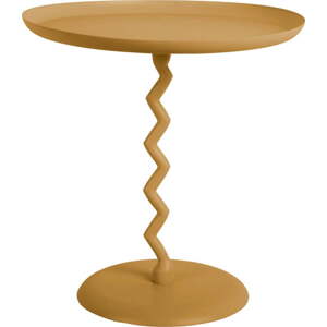 Kovový kulatý odkládací stolek ø 40 cm Zig Zag – Leitmotiv