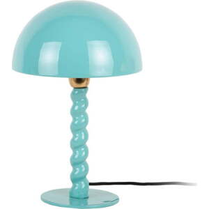 Modrá stolní lampa s kovovým stínidlem (výška 39 cm) Prisa – Leitmotiv