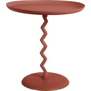 Kovový kulatý odkládací stolek ø 40 cm Zig Zag – Leitmotiv