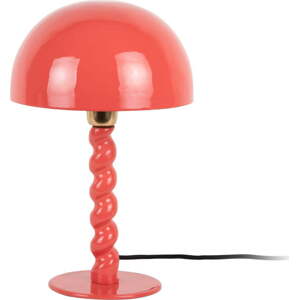 Červená stolní lampa s kovovým stínidlem (výška 39 cm) Prisa – Leitmotiv