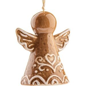 Keramická vánoční ozdoba 7 cm Angel – Dakls