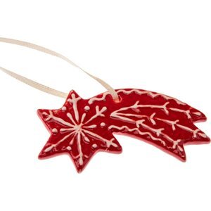 Keramická vánoční ozdoba 9 cm Gingerbread Comet – Dakls