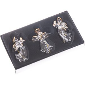 Skleněné vánoční ozdoby v sadě 3 ks 10,5 cm Angel – Dakls