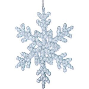 Skleněná vánoční ozdoba ø 6 cm Snowflake – Dakls