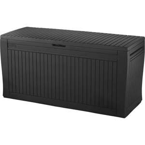 Antracitový plastový zahradní úložný box Comfy – Keter