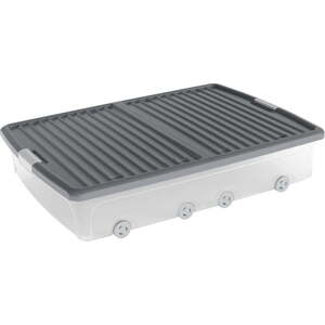 Plastový úložný box pod postel s víkem 79x58x16,5 cm W box underbed XL – KIS