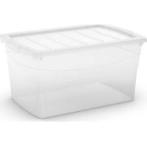 Plastový úložný box s víkem 58,5x39x30 cm Omnibox L – KIS