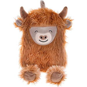 Hnědý termofor z mikroplyše 700 ml Highland Cow – Sass & Belle