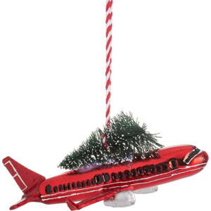 Ručně vyrobená vánoční ozdoba 5,5 cm Airplane – Sass & Belle