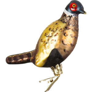 Skleněná ručně vyrobená vánoční ozdoba 18,5 cm Bird – Sass & Belle