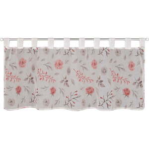 Bílo-růžová záclona 135x45 cm Rose – Sehlbach