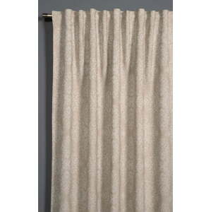 Béžový zatemňovací/termo závěs z žakáru 140x245 cm Ornament – Sehlbach