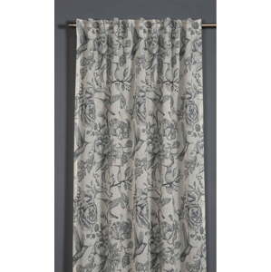 Šedý závěs 135x245 cm Birds and Roses – Sehlbach