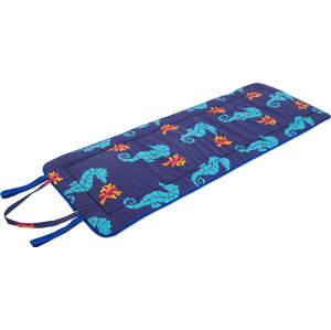Modrý zahradní podsedák na lehátko 52x148 cm Seahorse – B.E.S.