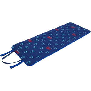 Modrý zahradní podsedák na lehátko 52x148 cm Anchors – B.E.S.