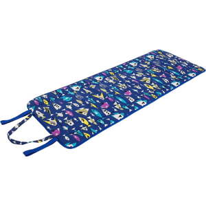 Modrý zahradní podsedák na lehátko 52x148 cm Fishes – B.E.S.
