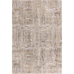 Béžový koberec 200x290 cm Kuza Lines Beige – Asiatic Carpets