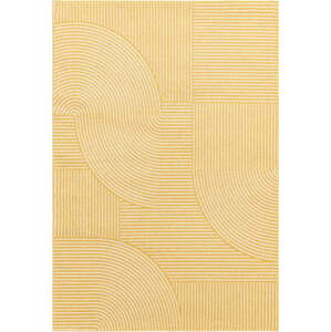 Žlutý koberec 160x230 cm Muse Yellow Geometric – Asiatic Carpets