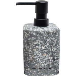 Šedý dávkovač mýdla z polyresinu 270 ml Tom Tailor T-Terrazzo – Wenko