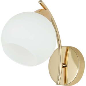 Nástěnné svítidlo v bílo-zlaté barvě Amos – Candellux Lighting