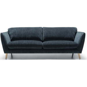 Modrá sametová pohovka 227 cm Stella – Sits