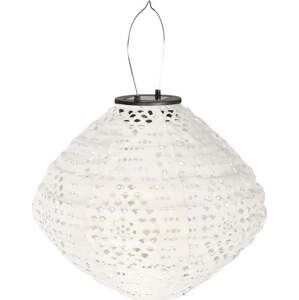 Bílá venkovní solární LED lucerna (výška 22 cm) Harwood – House Nordic