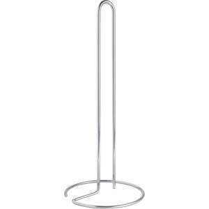 Ocelový stojan na papírové utěrky v leskle stříbrné barvě ø 14 cm Luxy – Metaltex