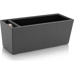 Samozavlažovací truhlík z recyklovaného plastu 49,5 cm Supreme Stone – Flower Lover