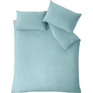 Modré prodloužené povlečení na dvoulůžko z mikrovlákna 230x220 cm So Soft Easy Iron – Catherine Lansfield