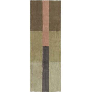 Ručně tkaný vlněný běhoun 80x230 cm Chroma Dusty Pink – Lorena Canals