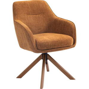 Oranžové jídelní židle v sadě 2 ks Avola – Unique Furniture