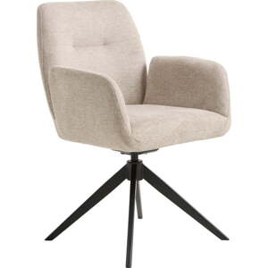 Krémová jídelní židle Roxana – Unique Furniture