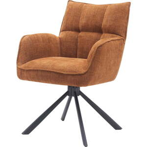 Oranžové jídelní židle v sadě 2 ks Marilla – Unique Furniture