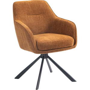 Oranžové jídelní židle v sadě 2 ks Avola – Unique Furniture