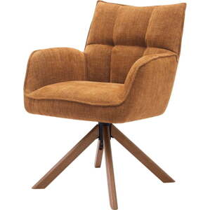 Oranžové jídelní židle v sadě 2 ks Marilla – Unique Furniture