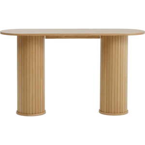 Konzolový stolek v přírodní barvě 40x130 cm Nola – Unique Furniture