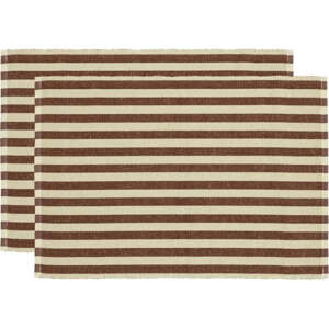 Prostírání v sadě 2 ks s příměsí juty 33x48 cm Statement Stripe – Södahl
