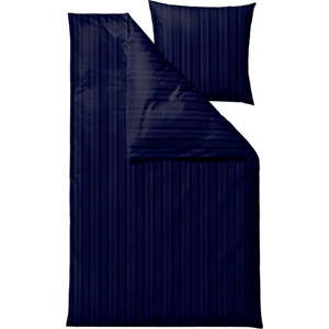 Tmavě modré damaškové povlečení na jednolůžko/prodloužené 140x220 cm Noble – Södahl
