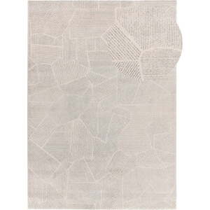 Koberec ve světle šedé a krémové barvě 80x150 cm Porto – Universal