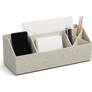 Kartonový organizér na psací potřeby Elisa Canvas Paper Laminate – Bigso