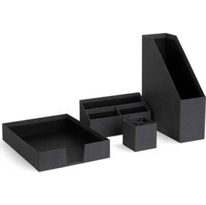 Kartonové organizéry v sadě 4 ks Hugo Canvas Paper Laminate – Bigso