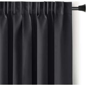 Černý zatemňovací termo závěs 140x245 cm Pleat – Restilo