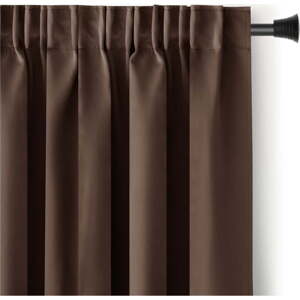 Hnědý zatemňovací termo závěs 140x245 cm Pleat – Restilo
