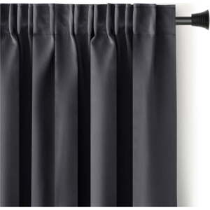 Antracitový zatemňovací termo závěs 140x245 cm Pleat – Restilo